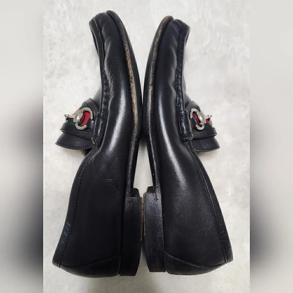 Gucci black leather